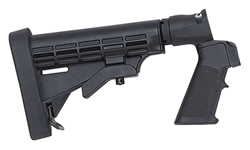 Mossberg Stock Flex 6-position - Stock Black Syn W/recoil Pad