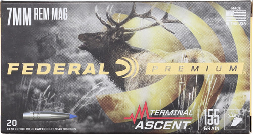 Federal 7mm Rem Mag 155gr - Terminal Ascent 20rd 10bx/cs