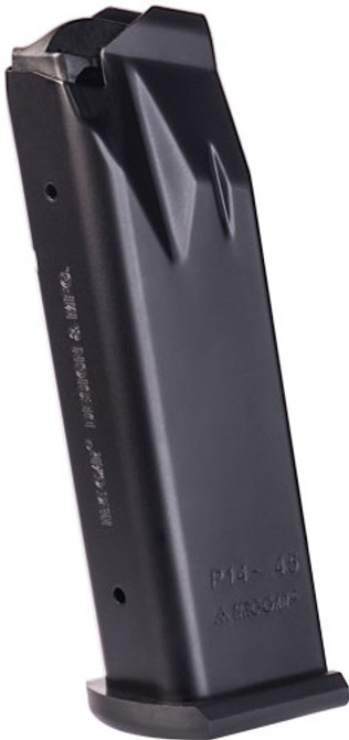 Mec-gar Magazine Para Ordance - P14 45acp Luger 14rd Black
