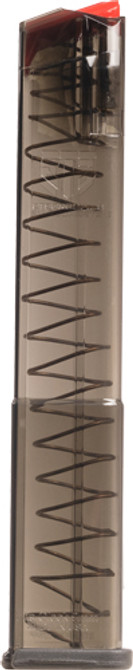 Ets Magazine For Glock 9mm - 32rd Carbon Smoke Fit 17/19