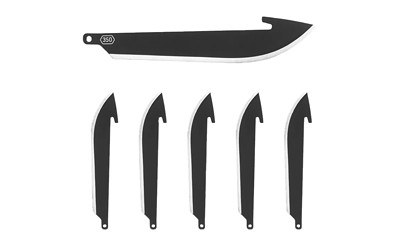 Od Edge Drop Point Blades 5" 6pk Blk