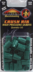 Harvester Sabot Only 50cal For - 44cal Bullets 50pk Crushed Rib