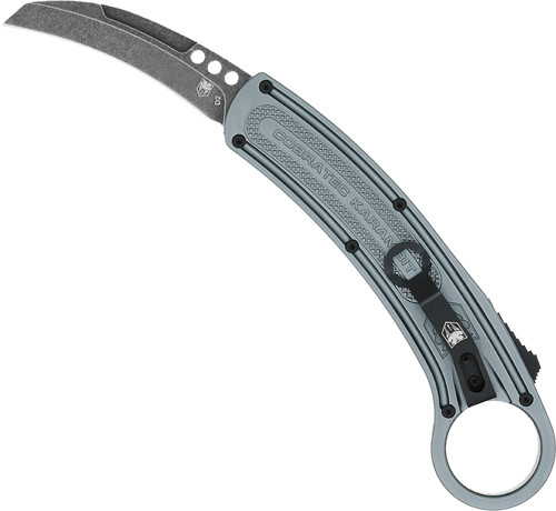 Cobratec Karambit 2.75" Double - Action Grey Right Hand D2