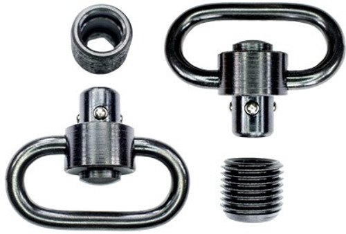 Grovtec Hd Push Button Swivel - Set Black 1 1/4" 2 Pack