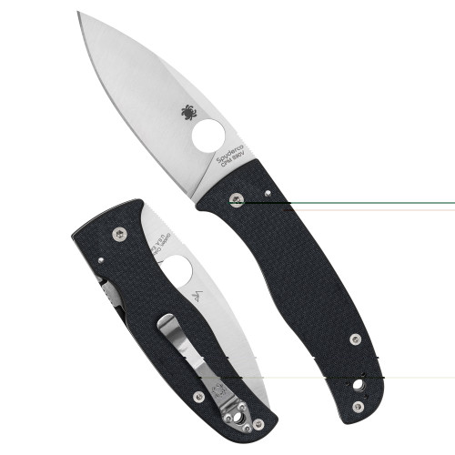 Spyderco Bodacious Cf 3.63" Blk/slv