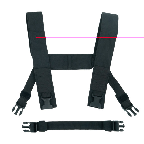 Hsp H-harness Rplcmnt Kt W/ws Blk