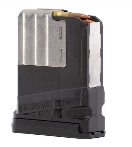 Lancer Magazine L7awm Sr-25 - 7.62x51 10rd Opaque Black Gen2