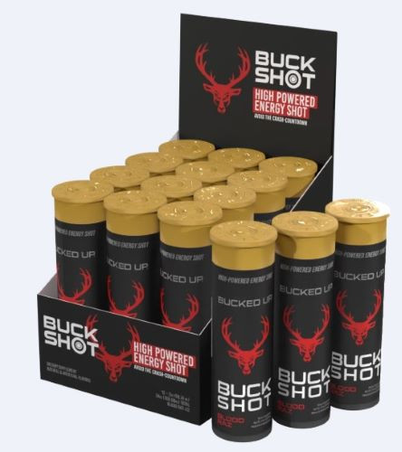 Bucked Up 2oz Energy Shots - Blood Raz 2-12 Packs