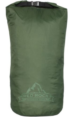 Red Rock Roll Top Dry Bag - 25 Liter Waterproof Od Green