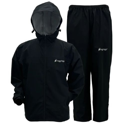 Frogg Toggs Men's Vapor Rain - Suit Black Xl/2x