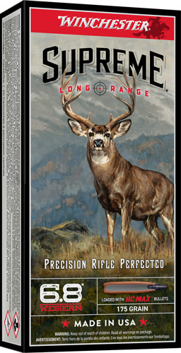 Winchester Supreme Lr 6.8 - Western 170gr Bc Max 20rd 10bx
