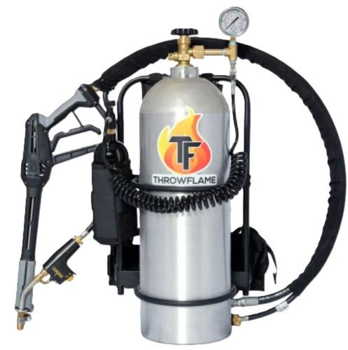 Throwflame X 15 Flamethrower - Brushed Aluminum