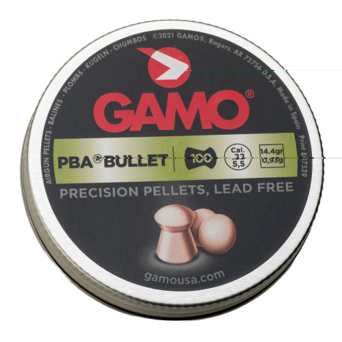 Gamo Pba Bullet Pellets .22 100ct