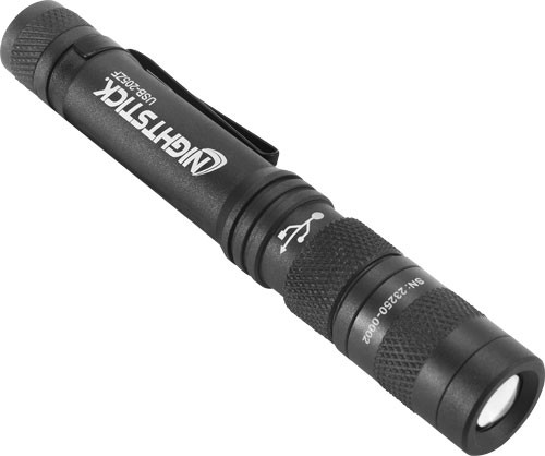 Nightstick Metal Usb Zoom - Focus Flashlight 200 Lumens