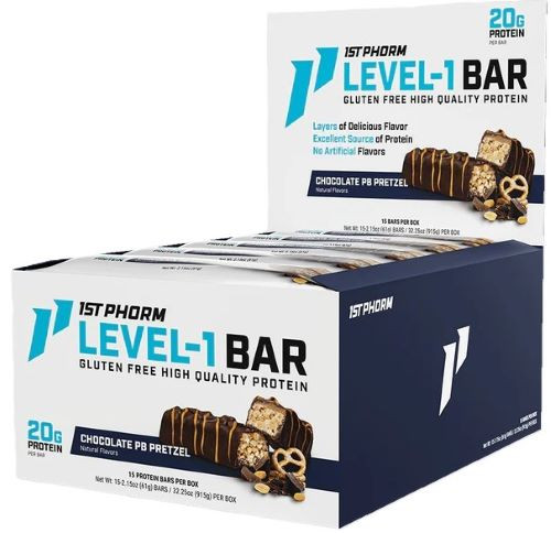 1st Phorm Level 1 Bar - Chocolate Pb Pretzel 15 Bars