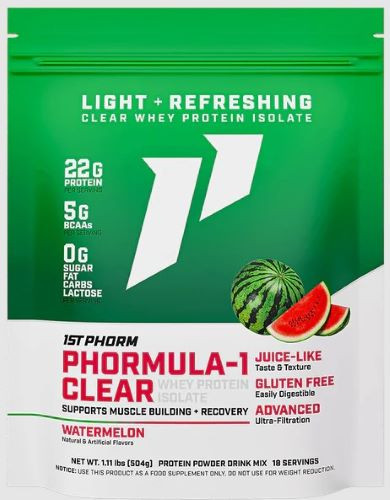 1st Phorm Phormula 1 Clear - Protein Powder Watermelon