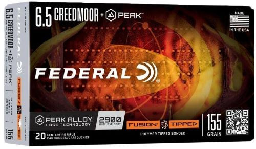 Federal Fusion Peak 6.5cm - 155gr Tipped 20rd 10bx/cs