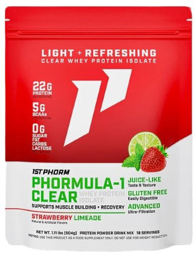 1st Phorm Phormula 1 Clear - Protein Powder Straw Limeade