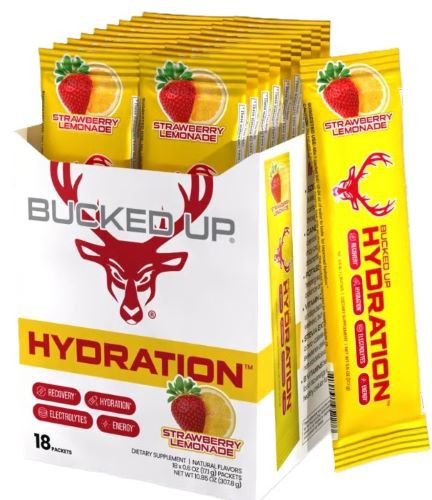 Bucked Up Hydration 2.0 - Strawberry 18 Count