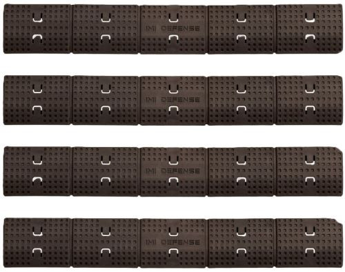 Imi Defense Picatinny Rail - Panels Set Of 4 Black
