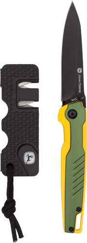 Case Knives John Deere 3.2" - Folder With Sharpener