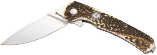Browning Knife Non-typical - Folder 3" Stag Handles Box*