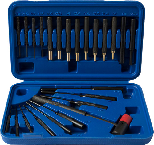 Gunmaster Punch/hammer Set - 24 Pc Brass & Steel Punch