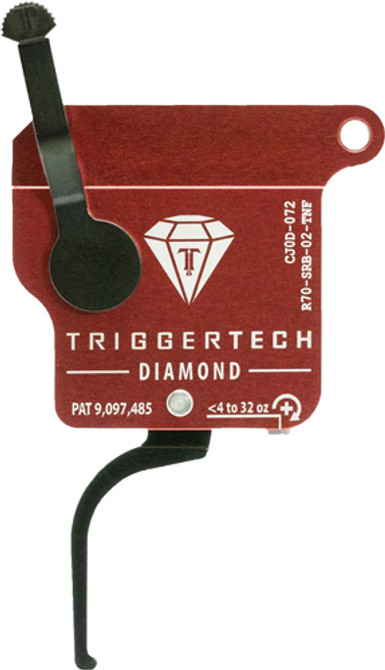 Triggertech Rem 700 Sngle Stg - Black Diamond Flat Clean