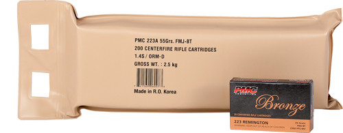 Pmc 223 Rem 55gr Fmj-bt - 200rd Battle Pack  5bp/cs