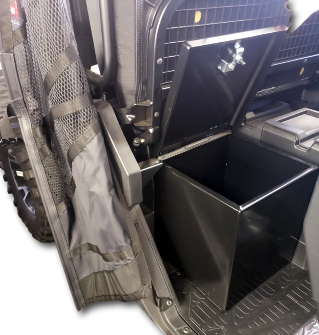 Polaris Ranger Weatherproof Lockable Secure Under Seat Storage Security