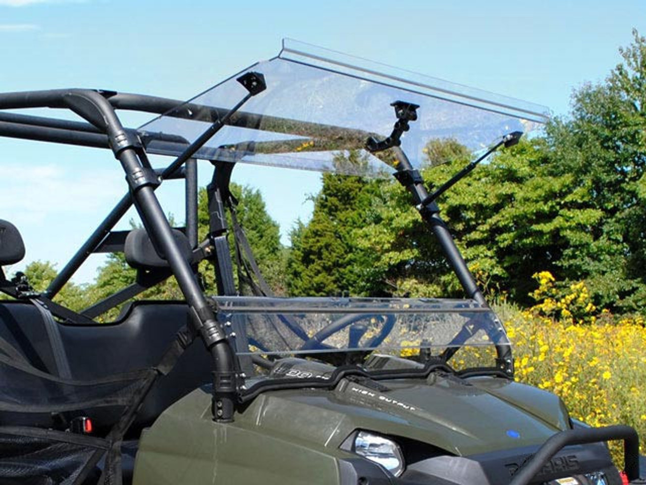 Polaris Ranger 800 Folding Windshield by SuperATV