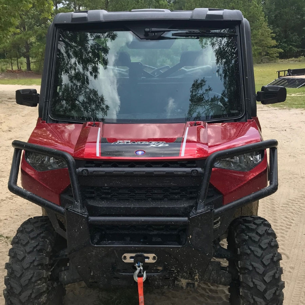 Ranger 1.75â€³ Round Bars Side View Mirror w/ Dual Mode LEDs