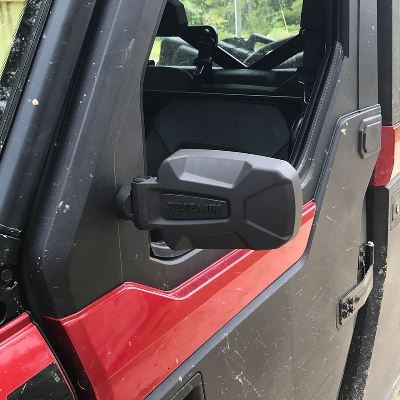 Polaris Ranger Pro-Fit Bars Side View Mirrors with Dual Mode LEDs by Seizmik