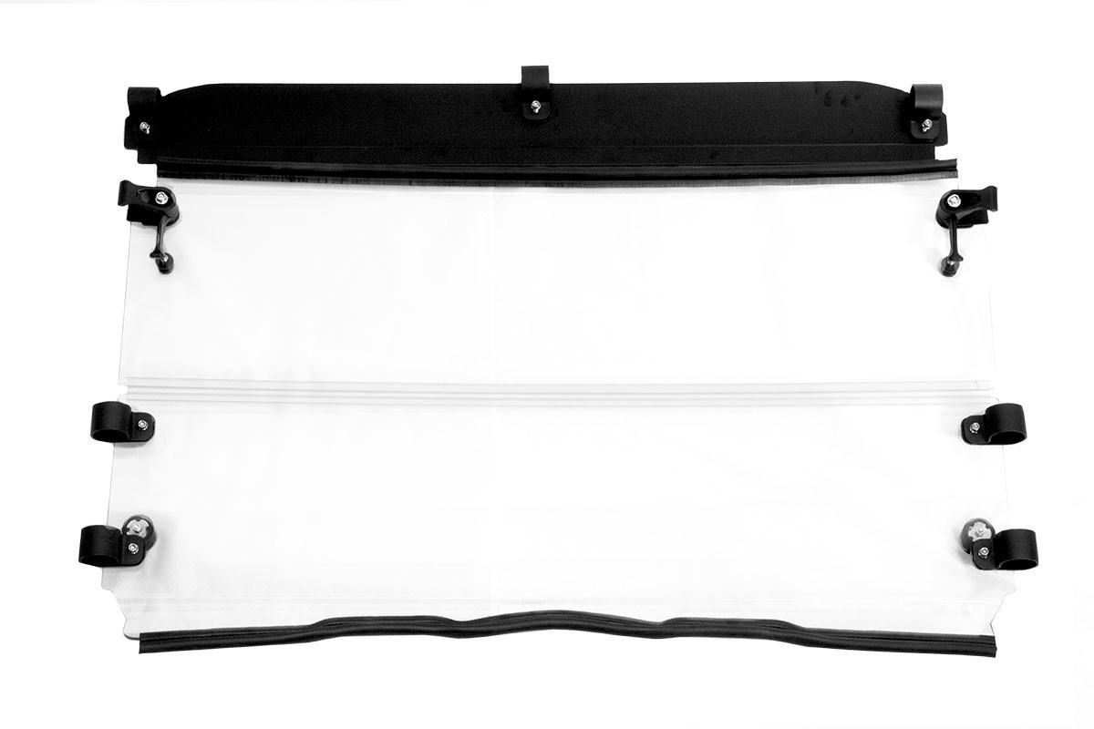 Ranger 570/800 UV Resistant Poly Versa Folding Windshield by Seizmik