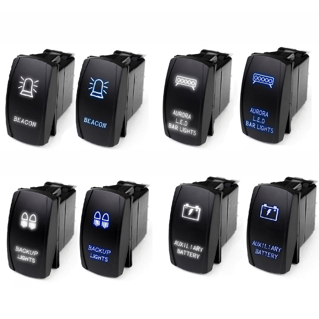 Polaris Ranger LED Rocker Switch by Race Sport Lighting