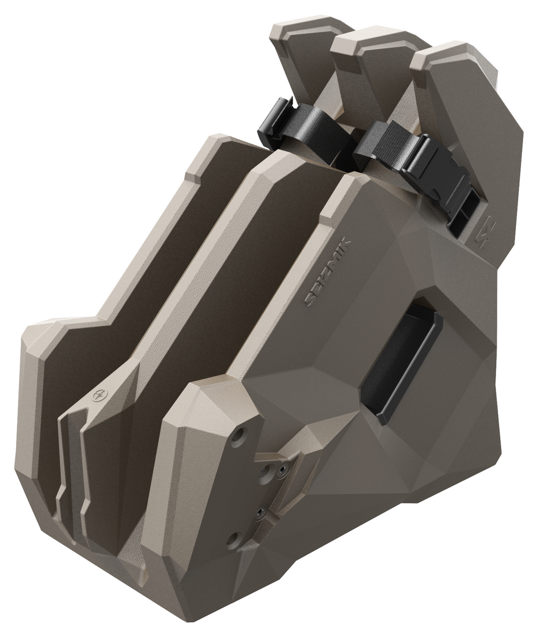 Polaris Ranger Cab On Seat AR Gun Rack by Seizmik