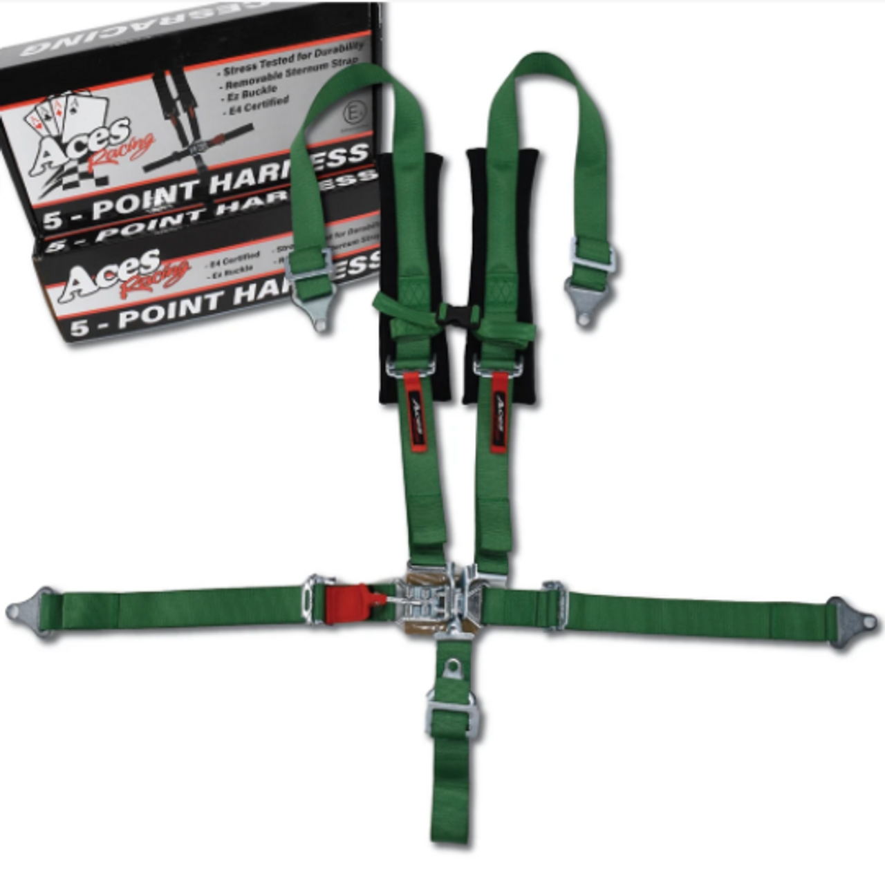 Polaris Ranger 5 Point Harness (2 Inch Padding)-EPR by Aces Racing