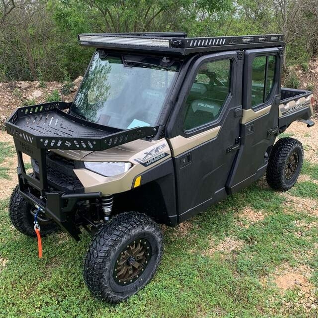 Polaris Ranger Crew NorthStar/HVAC Metal Top by Ranch Armor PRN21