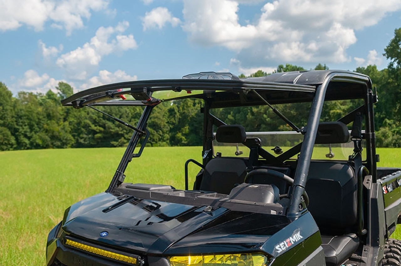 Polaris Ranger Full Size Pro-Fit Flip-Up Vented Windshield