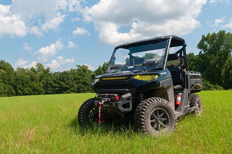 Polaris Ranger Full Size Pro-Fit Flip-Up Vented Windshield