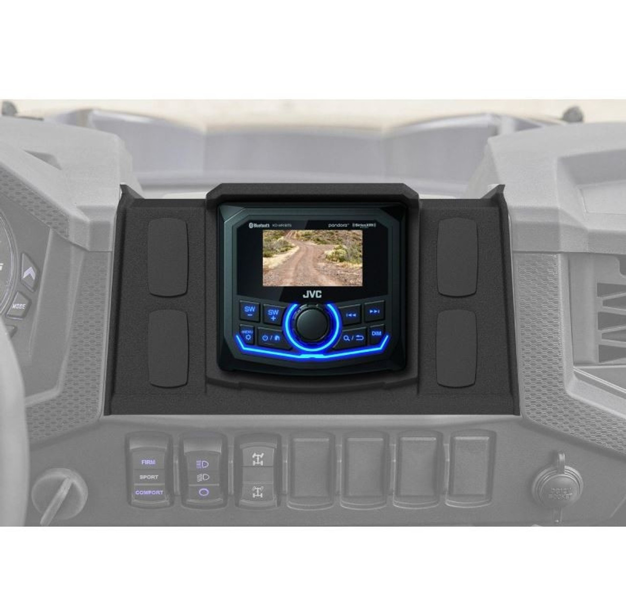 Polaris Ranger Dash Kit for Use With JVC MR1 Digital Media Receiver by SSV  Works