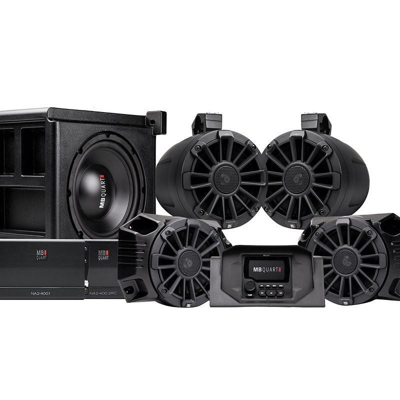 Polaris Ranger 800 Watt Stage 5 Tuned System by MB Quart