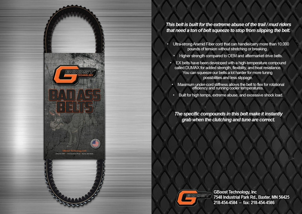 Polaris Ranger Bad Ass Drive Belt by GBoost Technology