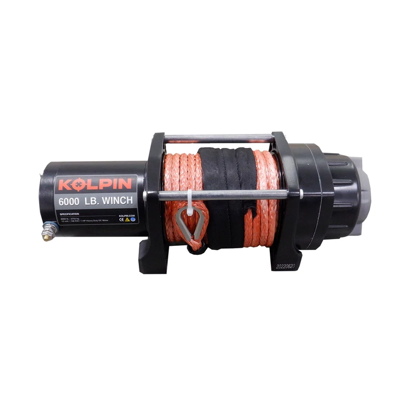 Power Ranger Ropes Polaris Ranger 6000 lb Synthetic Rope Winch Kit by Kolpin Powersports ...