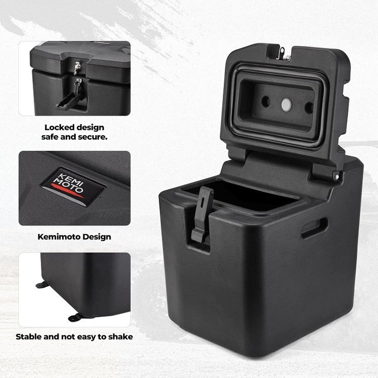 Polaris Ranger XP 1000 26.5L Under Seat Storage Box by Kemimoto