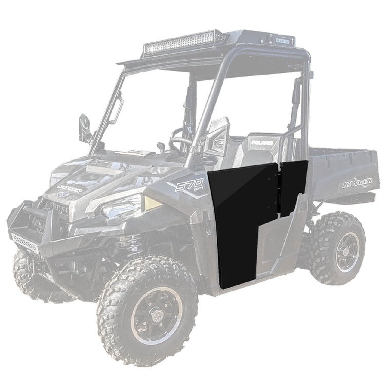 Polaris Ranger 500 / 570 Mid-Size Half Doors (Single Cab) by Thumper Fab