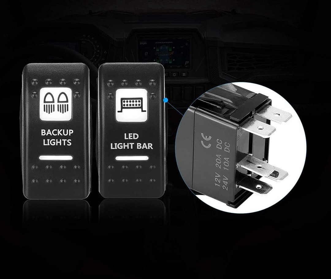 Enhance Control with Kemimoto's Polaris Ranger 5Pin Rocker Switch