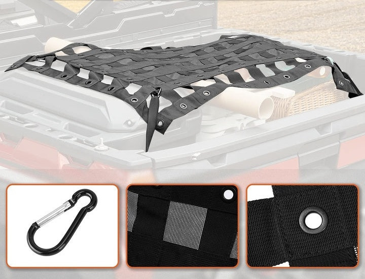 Secure Your Gear with Kemimoto's Heavy Duty Ranger Cargo Net