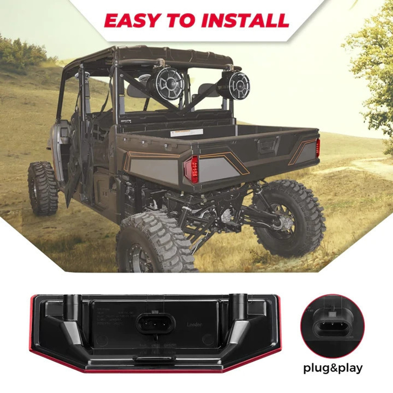 Enhance Your Ride Polaris Ranger Tail Light for 570/900/1000/XP 1000