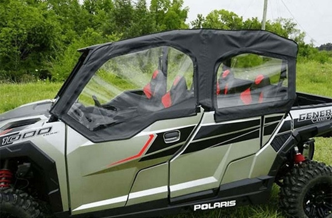 Upgrade your Polaris General 4 with Seizmik Soft Upper Doors